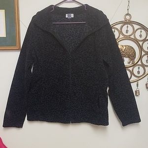 10/$20 Cheetah print zip up jacket